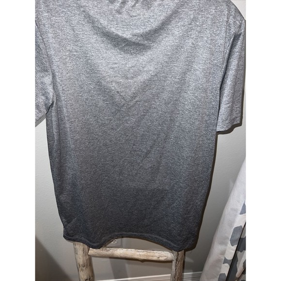 Russell Texas Longhorns UT Mens Sizes M Medium Polyester Gray Performance Shirt - Picture 5 of 6